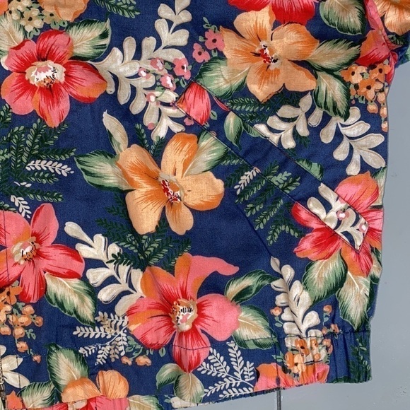 GORGEOUS Vintage Bless You Floral Long Sleeve Zip-up Crop Style Jacket Size Med - Picture 5 of 15